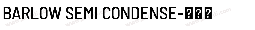 BARLOW SEMI CONDENSE字体转换